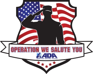 Adaptive Driving Access (ADA) - We Salute You Logo